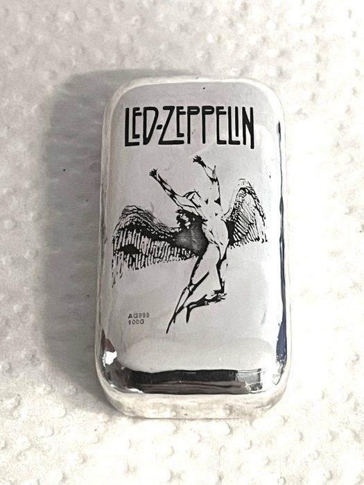 100 gram - Sølv 999 - Led Zeppelin  (Ingen mindstepris)