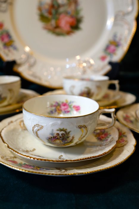 Rosenthal, Sanssouci Toppversion- Rococo artdeco - Kaffe og te service (13) - Porcelæn