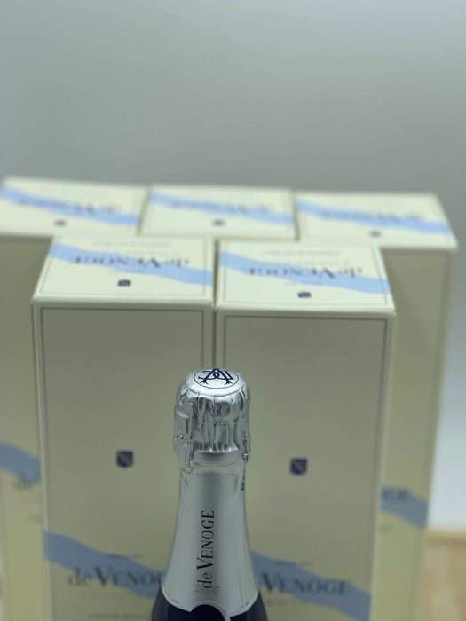 De Venoge, Cordon Bleu - Champagne Brut - 6 Flasker (0,75 L)