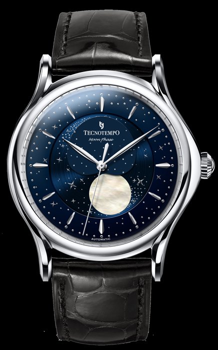 Tecnotempo - "Moon Phase" Special Edition - - TT.50MP.BL (blue dial) - Mænd - 2011-nu