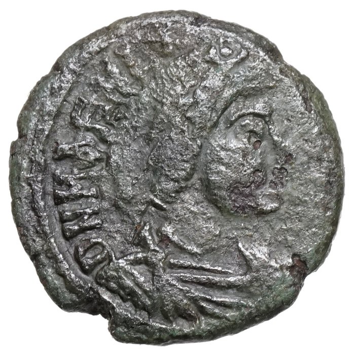 Romarriket. Magnus Maximus (AD 383-388). Arelate, Lagertor, RARE!  (Ingen mindstepris)