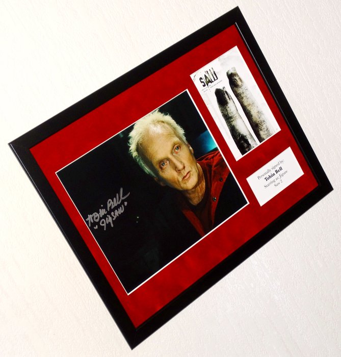 Saw - Tobin Bell (Jigsaw) Framed, signed + Certificate of Authenticity