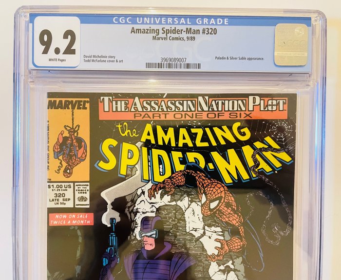 Amazing Spider-Man 320 - CGC Graded 9.2 - Hæftet - Første udgave - (1989)