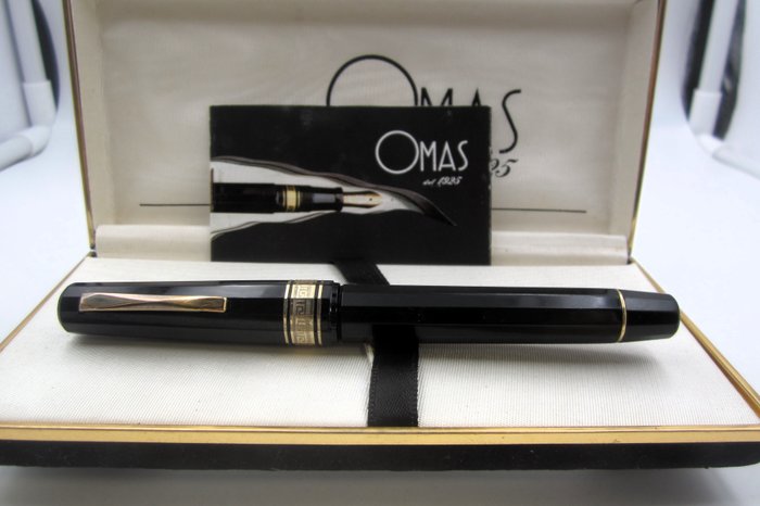 Pregiata Omas "Gentlemen" Senior Pennino oro 14ct. Vintage anni '80 - Fyldepen