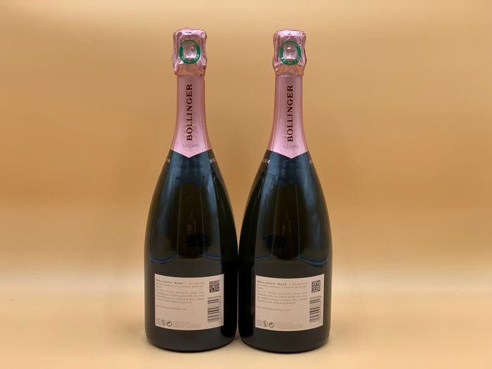 Bollinger - Champagne Rosé - 2 Flasker (0,75 L)