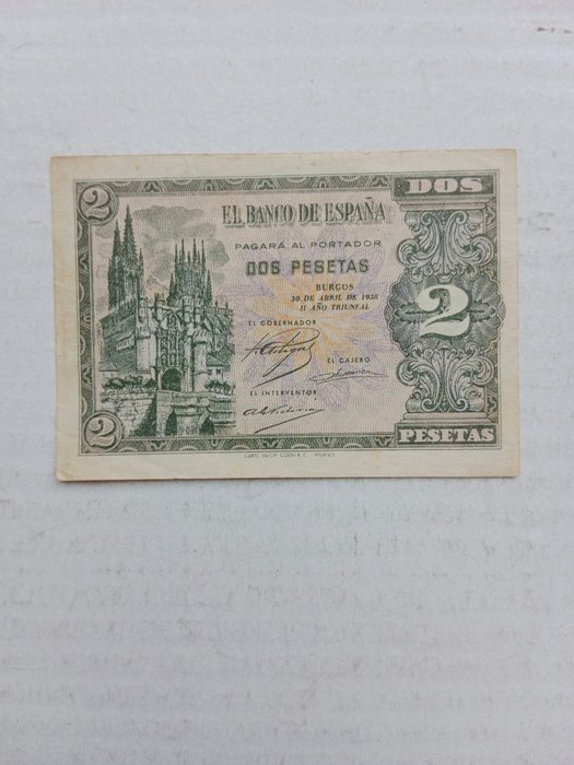 Spanien. - 17 billetes Pesetas 1925-1980 - 1 trio correlativo  (Ingen mindstepris)