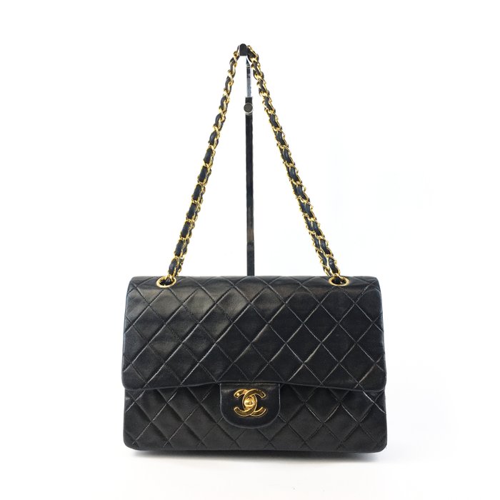 Chanel - Lambskin Matelasse Double Flap Chain - Skuldertaske