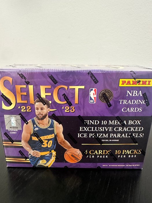 2022/23 Panini Select Look for exclusive AUTOGRAPHS!!! 10 packs per MEGA BOX, 4 cards per pack - 1 Sealed box - Glimrende (EX)