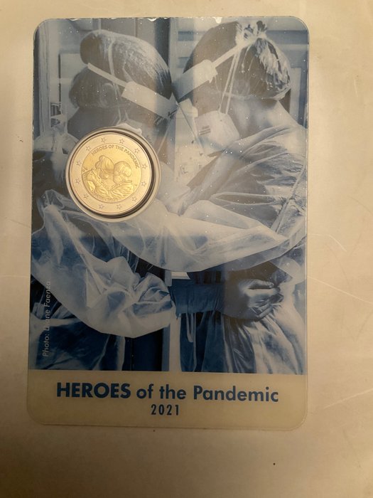 Malta. 2 Euro 2021 "Heroes of the Pandemic"  (Ingen mindstepris)