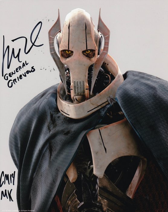 Star Wars - Signed by Matthew Wood (General Grievous)