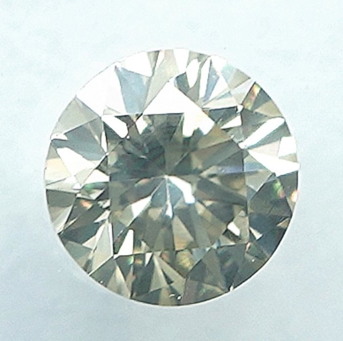 1 pcs Diamant  (Naturfarvet)  - 0.32 ct - Light Brunlig Gul - VS2 - International Gemological Institute (IGI)