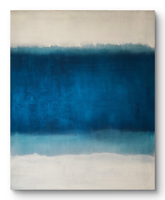 Ricardo Antonio Roselló Saus - Deep blue and white - XL