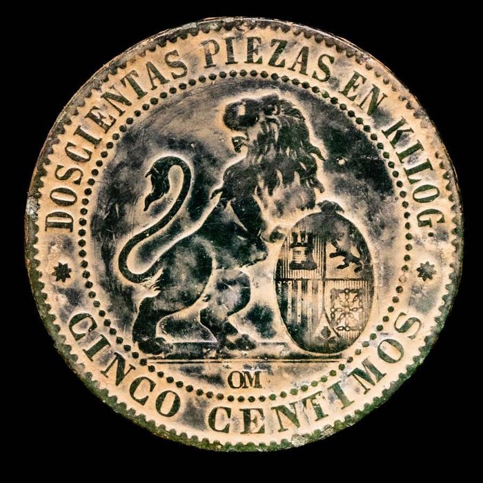 Spanien. Isabel II, Fernando VII, Gobierno Provisional y Felipe V. Lote de 8 monedas Lote de 8 españolas acuñadas entre los siglos XVIII y XIX  (Ingen mindstepris)