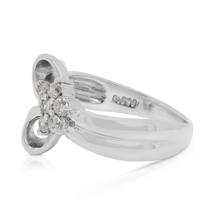 Ring Platin -  0.26ct. tw. Diamant (Natur)