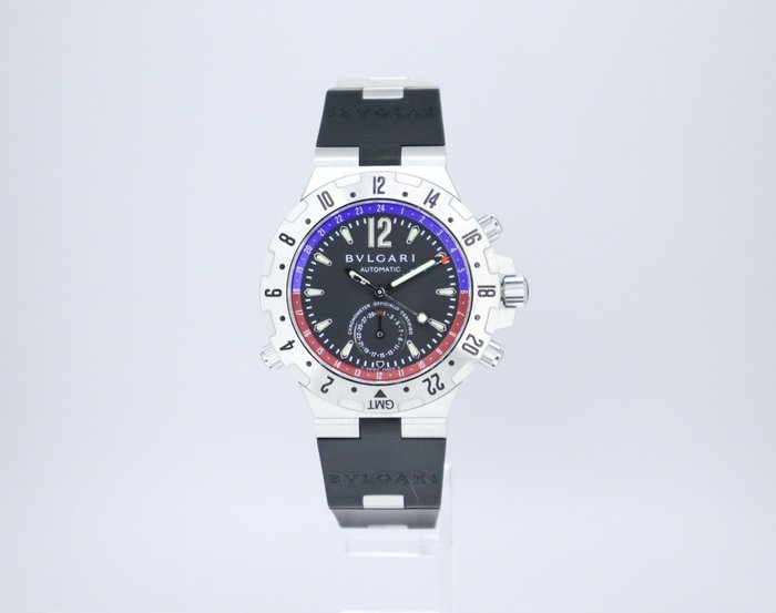 Bvlgari - Diagono Professional GMT - GMT40S - Mænd - 2000-2010