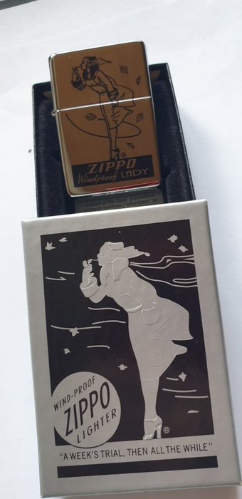 Zippo - Original Zippo Windproof Lady Chrome Hochglanz poliert - Lighter - Chrome