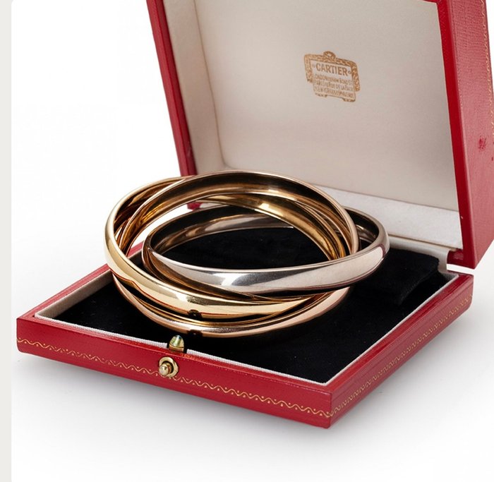 Cartier - Armring - Trinity - 18 kraat Gulguld Hvidguld Rosaguld - Treenighed!