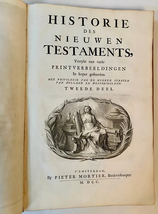 [De ca. 400 kopergravures zijn van de hand van diverse kunstenaars waaronder Jan Luyken, Jan - Historie des Ouden en Nieuwen Testaments - 1700