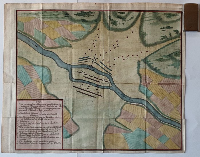 Polen - Sendomir/Sandomir, Slag; Unknown - Plan der zwischen Chur-Saechsischen und Confoederierten Polnischen Truppen ohnweit Sendomir in - 1701-1720