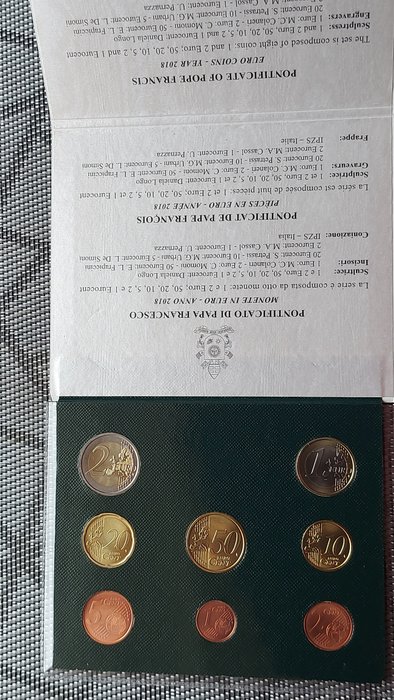 Vatikanstaten. Year Set (FDC) 2018 "Francisco"  (Ingen mindstepris)