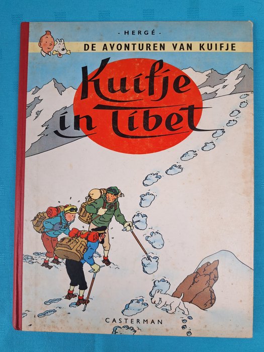 Kuifje 20 - Kuifje in Tibet (A60) - 1 Album - Første udgave - 1960