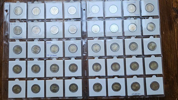 Europa. 2 Euro Various Years (40 stuks)  (Ingen mindstepris)