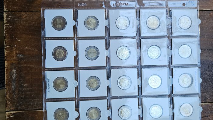 Europa. 2 Euro Various Years (40 stuks)  (Ingen mindstepris)