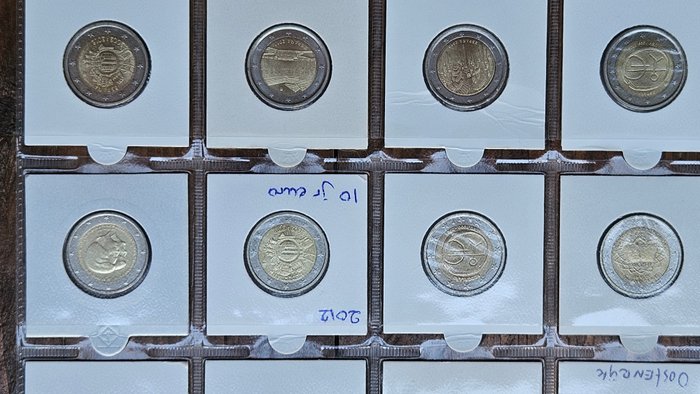 Europa. 2 Euro Various Years (40 stuks)  (Ingen mindstepris)