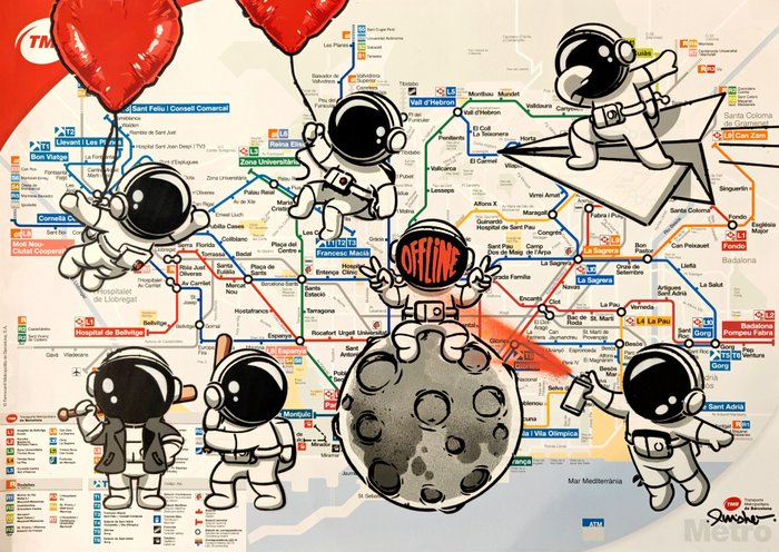 Punisher (XX-XXI) - "The crew" - Barcelona Metro map