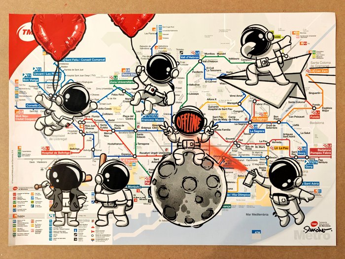 Punisher (XX-XXI) - "The crew" - Barcelona Metro map