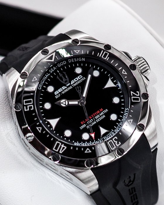 Sea-God - BlackStorm - Ingen mindstepris - * NEW * Automatic * Professional Diver * - Mænd - 2011-nu