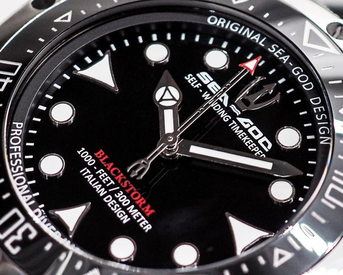 Sea-God - BlackStorm - Ingen mindstepris - * NEW * Automatic * Professional Diver * - Mænd - 2011-nu