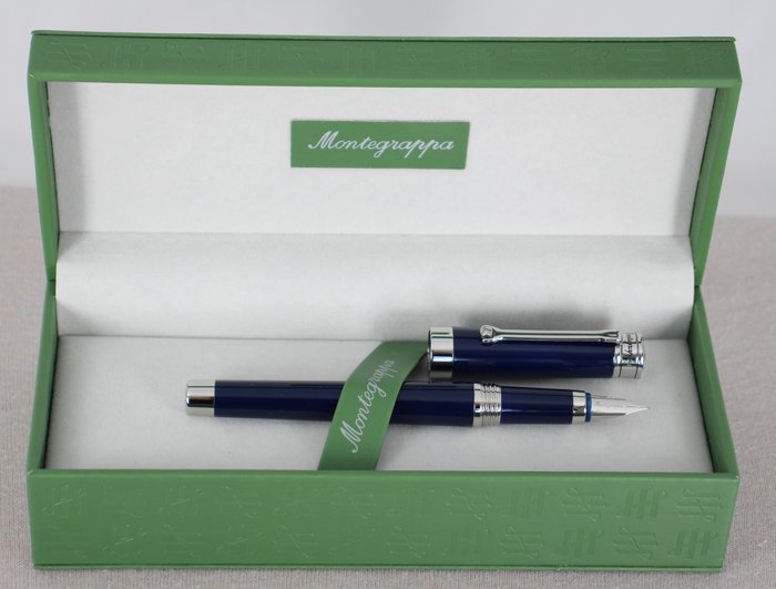 Montegrappa - Parola Navy Blue Fountain Pen - Fyldepen