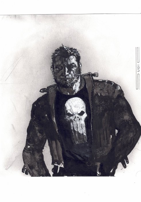 Subic, Stevan - 1 Original drawing - The Punisher - 2023