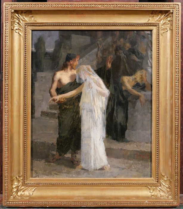 Henri Bonis (1868-1921) - Antique scene, Ulysses and Penelope?