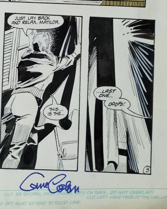 Gene Colan - 1 Original page - Silverblade - #10