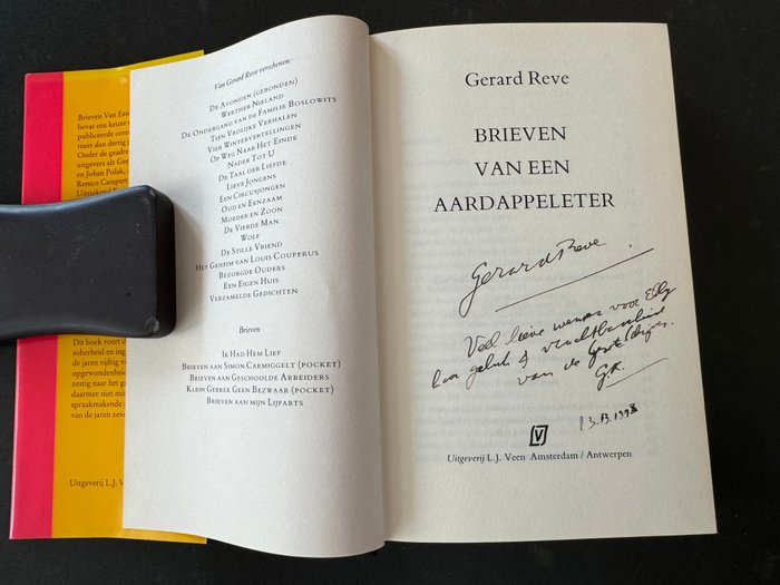 Gerard Reve - Brieven van een aardappeleter (met opdracht) - 1993