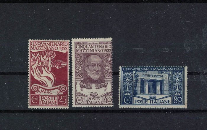 Italien Kongerige  - 1911-23 tre komplette serier mnh** - sassone S14-23-25