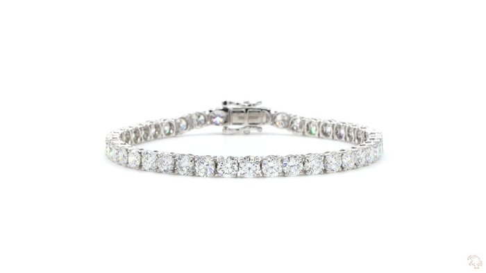 Armbånd Platin -  15.07ct. tw. Diamant (Laboratoriedyrket) - E, VVS