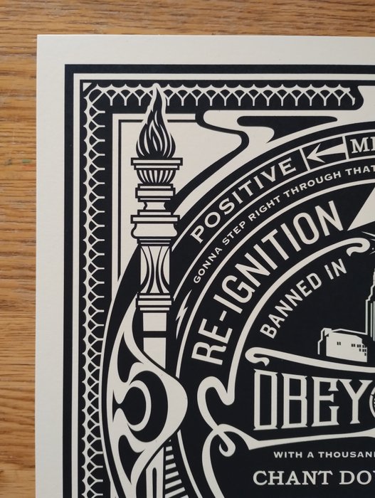 Shepard Fairey (OBEY) (1970) - Re-Ignition Transmission (artist proof)