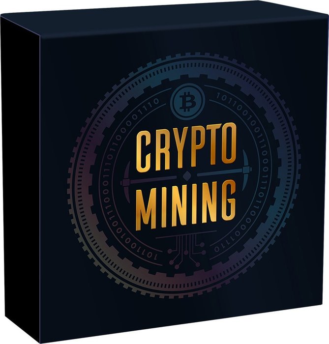 Niue. 2 Dollars 2021 Crypto Mining, 50g (.999) Proof