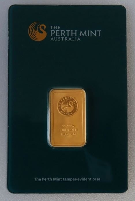 10 gram - Guld 999 - Perth Mint - Forseglet