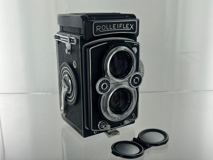 Rollei Rolleiflex 35B mit Glaspilz To-øjet spejlreflekskamera (TLR)