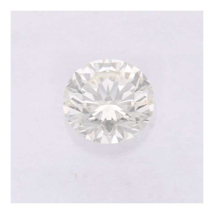 Ingen mindstepris - 1 pcs Diamant  (Natur)  - 042 ct - Rund - H - VVS2 - International Gemological Institute (IGI)