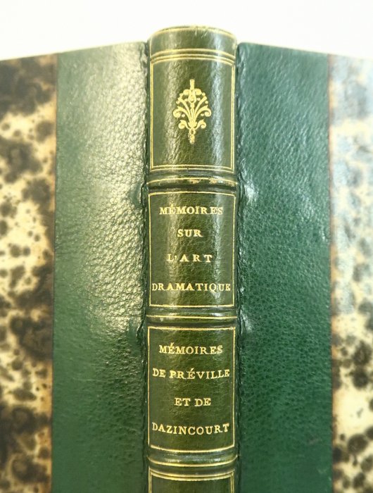 Dazincourt; Préville - Mémoires de Préville et Dazincourt augmentés d'une notice (.) par M. Ourry [Bibliothèque J. de - 1823