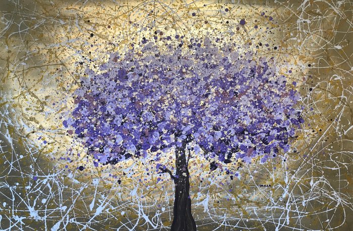 Maria Gubicekova (Maia) - Purple Gold Tree, N.8 - XL