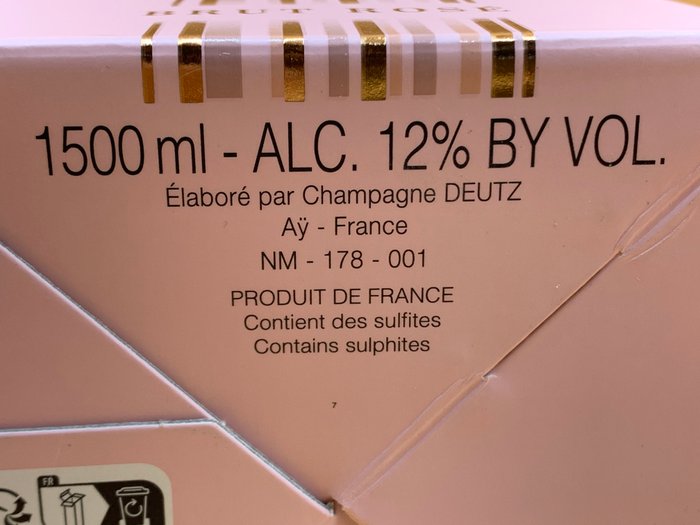 Deutz - Champagne Rosé - 1 Magnum (1,5 L)