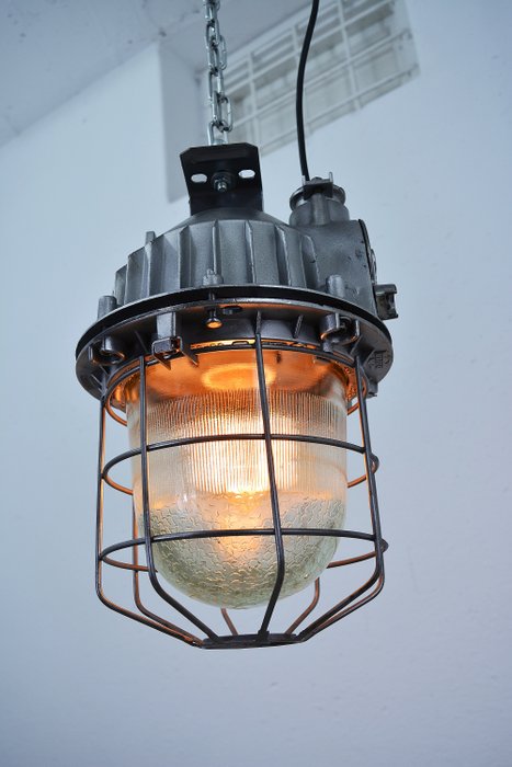 Hængende lampe - Aluminium, Glas, Stål