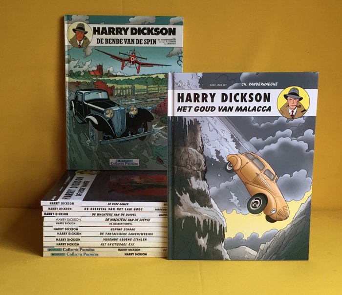 Harry Dickson 1 t/m 13 - Complete reeks - 13 Album - Første udgave - 1986/2018