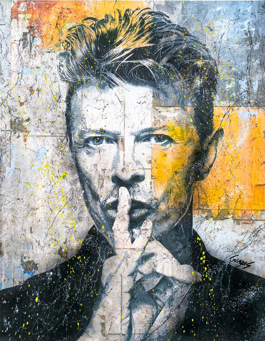 Gongas (XX-XXI) - Vandalized David Bowie